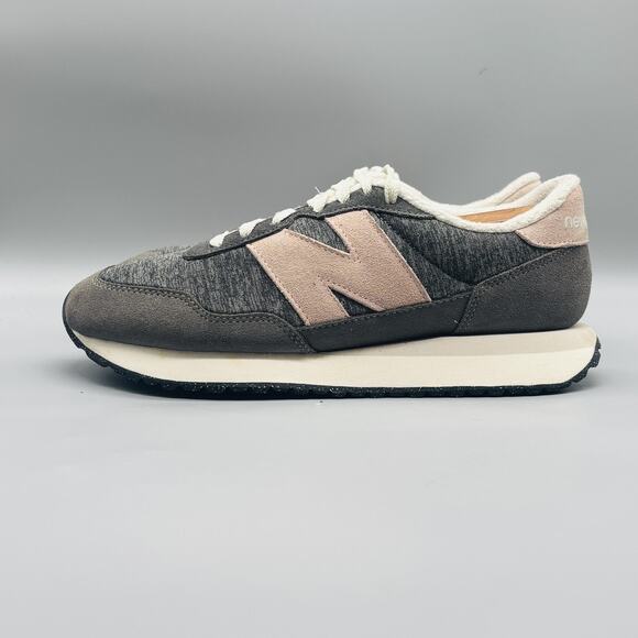 New Balance Shoes Womens 9.5 Gray Pink 237 Retro Running Athletic Sneakers - Picture 4 of 10